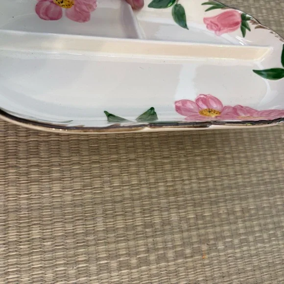 Franciscan Desert Rose relish dish plate - Picture 8 of 15